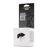 Hornit CLUG Fahrradhalterung Wandmontage - HYBRID 32-42mm Weiß/Orange - Wandhalterung Fahrradständer Fahrradwandhaken Fahrradhaken Felgenhalter - einfache Montage