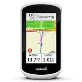 Garmin Edge Explore GPS-Fahrrad-Navi - Vorinstallierte Europakarte, Navigationsfunktionen, 3“ Touchscreen, einfache Bedienung, weiß/Schwarz, Einheitsgröße