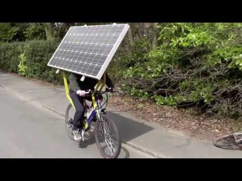 AKT&#039;s Solar bike - for solar cycling across the Sahara: #AKTSolarSaharaChallenge