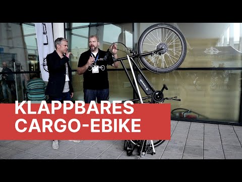 Convercycle - smartes klappbares E-Bike für Lasten
