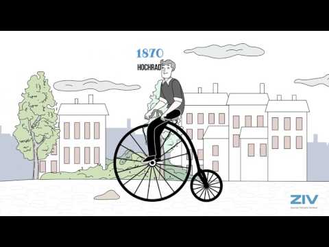 Die Geschichte des Fahrrads in 2 Minuten