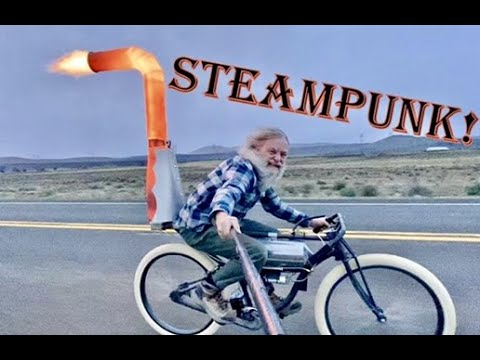 Crazy Rocketman: Riding the new &quot;STEAMPUNK&quot; Jet Bike!