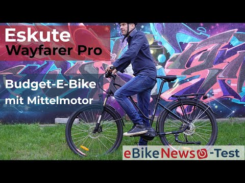 Billig-E-Bike mit Mittelmotor: Das Eskute Wayfarer Pro im Test
