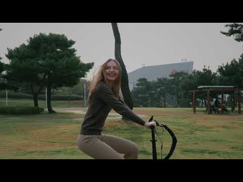 E-POPCYCLE foldable e-bike for urban lifestyle city riding with whole family
