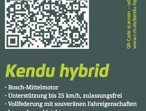 QR-Code für Kendu Hybrid / Foto: Riese & Müller