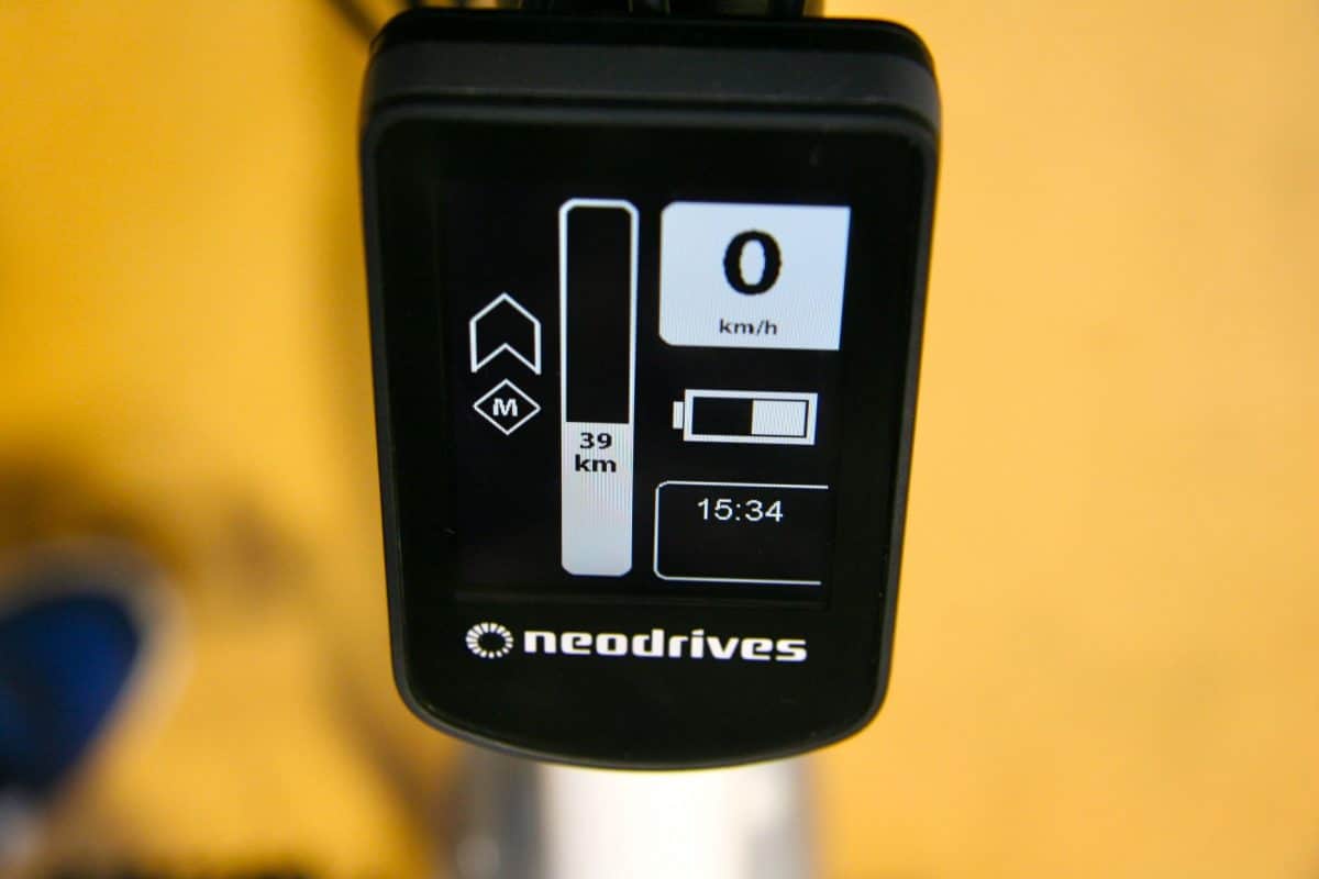 Display NeoDrive Antrieb der Fa. Alber am neuen FXX Cycle Elektrorad