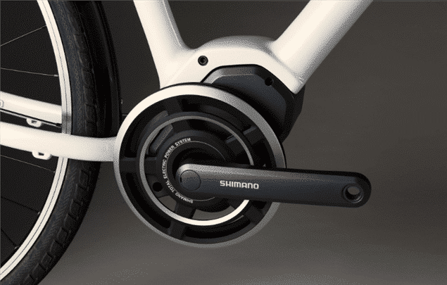 Shimano STEPS - Tretlagermotor eingebaut