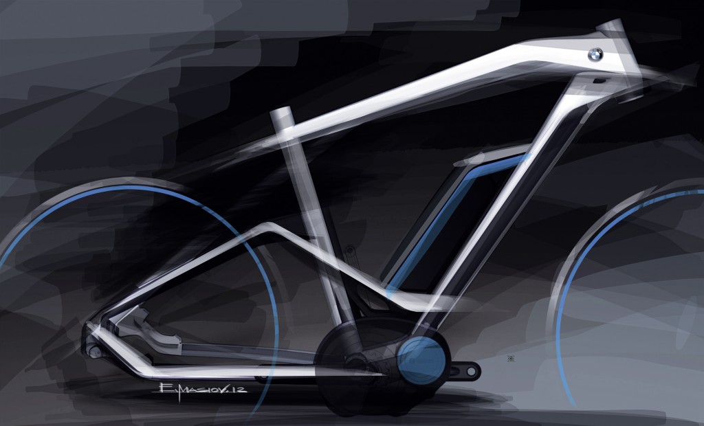 Rahmenentwurf BMW e-Bike Cruise 2014 / Foto: BMW