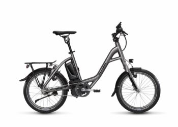 City-Bike - flyer elektrofahrrad flogo 301 perlgrau 2015 - eBikeNews