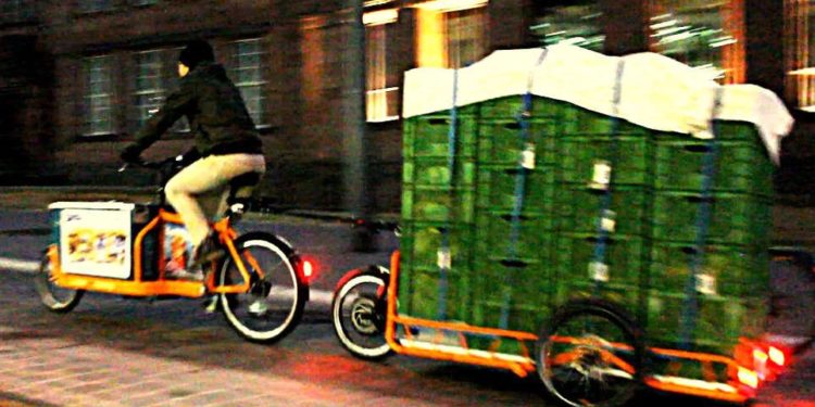 Auch im Dunkeln sicherer Transport mit e-Lastenrädern