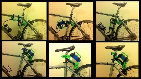 Sechs Konfigurationen sind möglich beim BicycleBooster Pack
