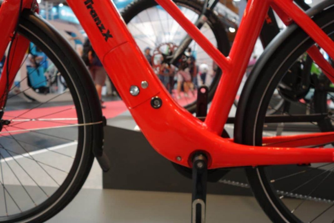 Flexibler eBike Akku für TranzX Integra RahmenAntrieb