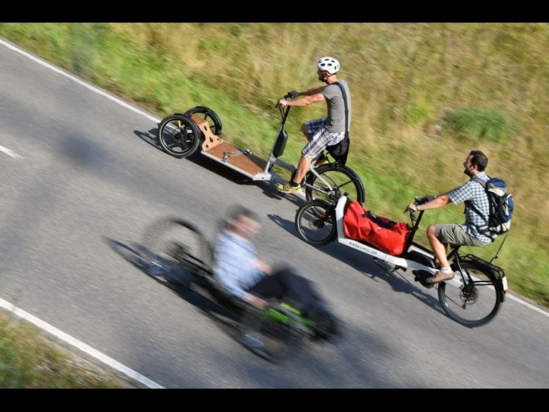 Privates Lasten-e-Bike Rennen auf der Eurobike 2016