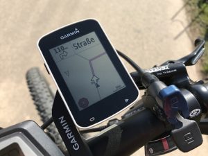 Navigation-Garmin im Fahrrad-Navi Test