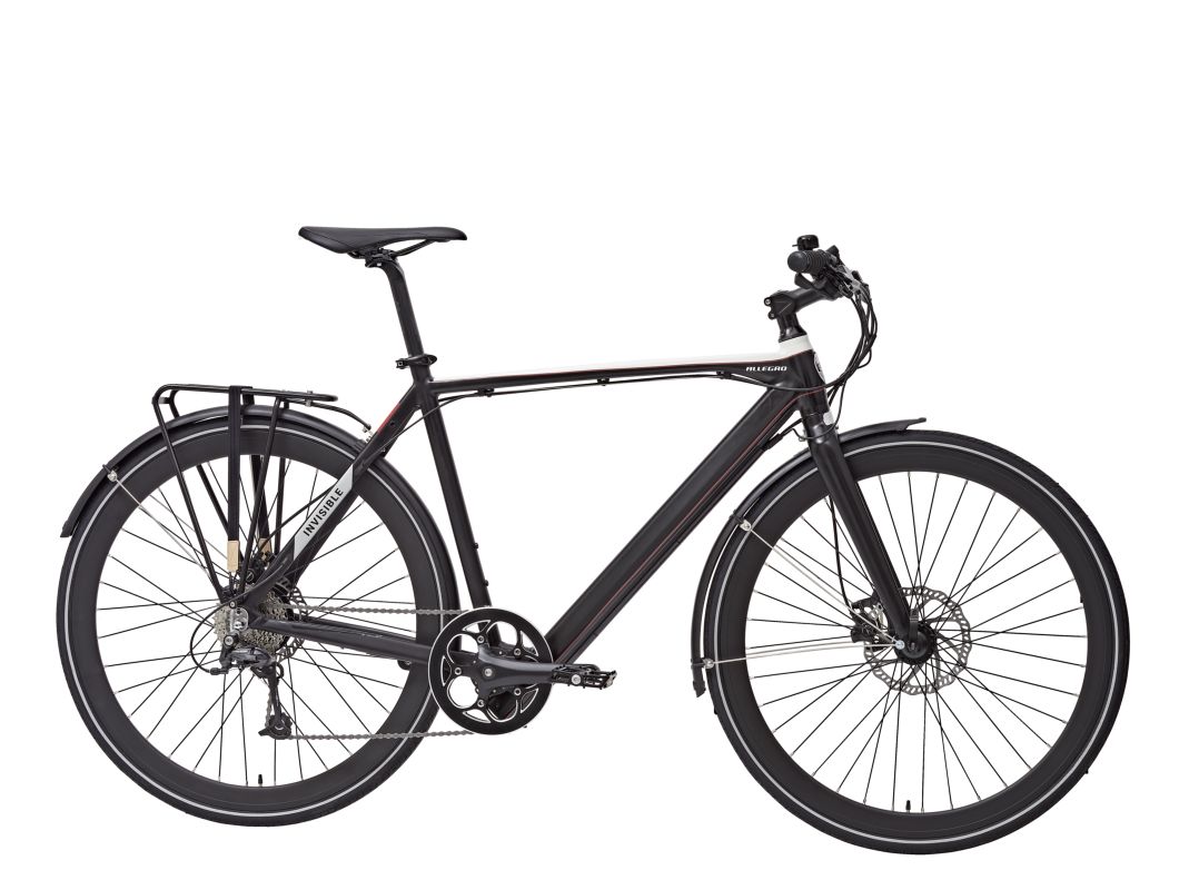 Allegro e-Bikes Invisible Line Trekking City Rahmenhöhe 54 cm mit City Kit