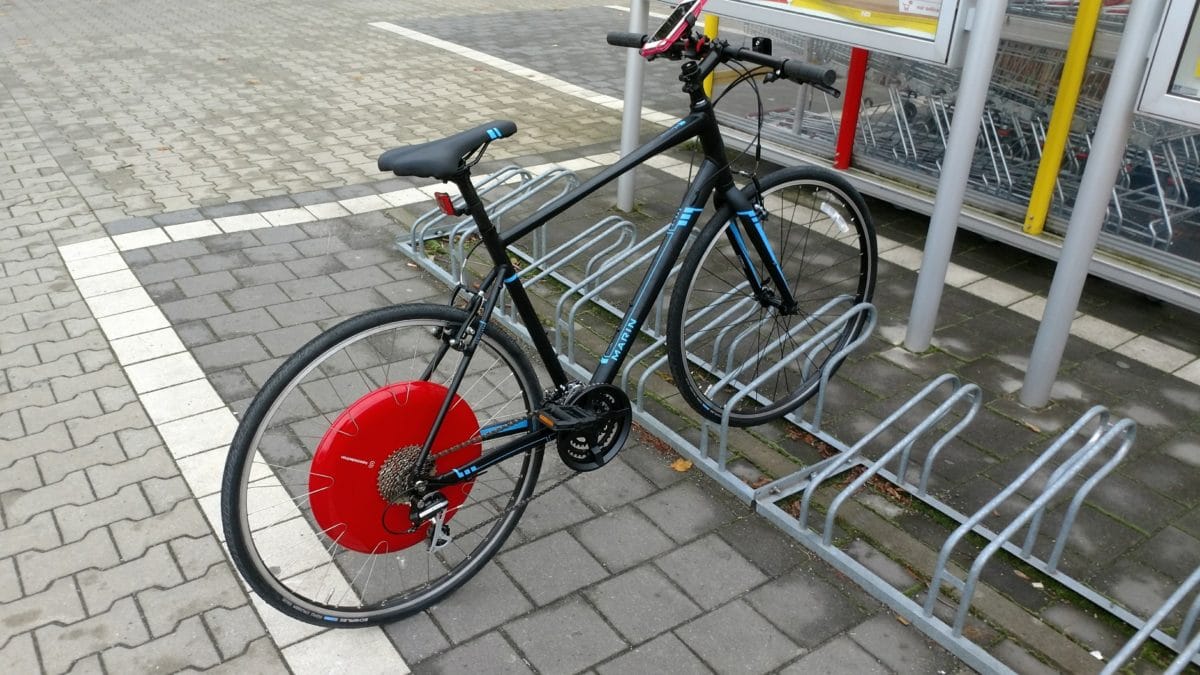 Copenhagen Wheel Test im Marin Bike