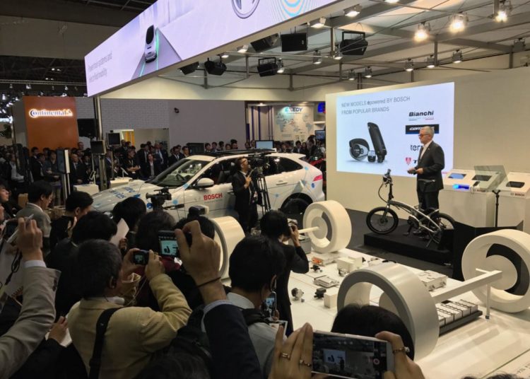 Tern und Bosch beim eBike Launch auf Tokyo Motor Show