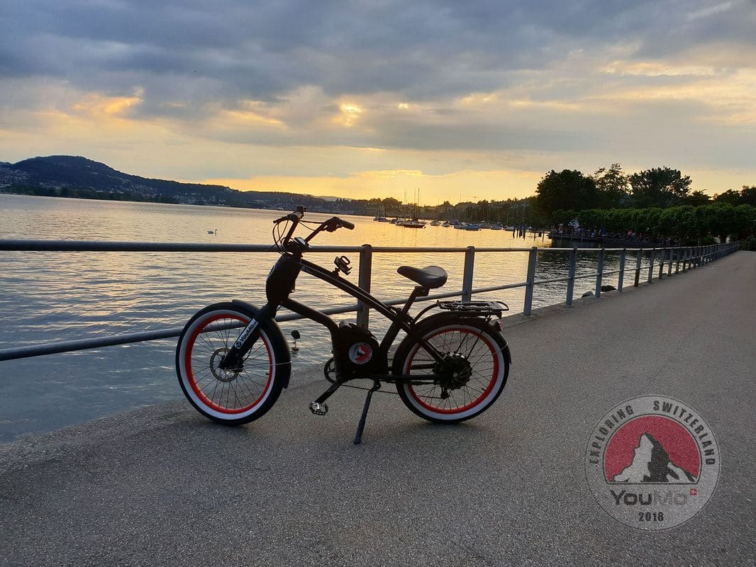 Schweiz 2018: Sonnenuntergang in Luzern