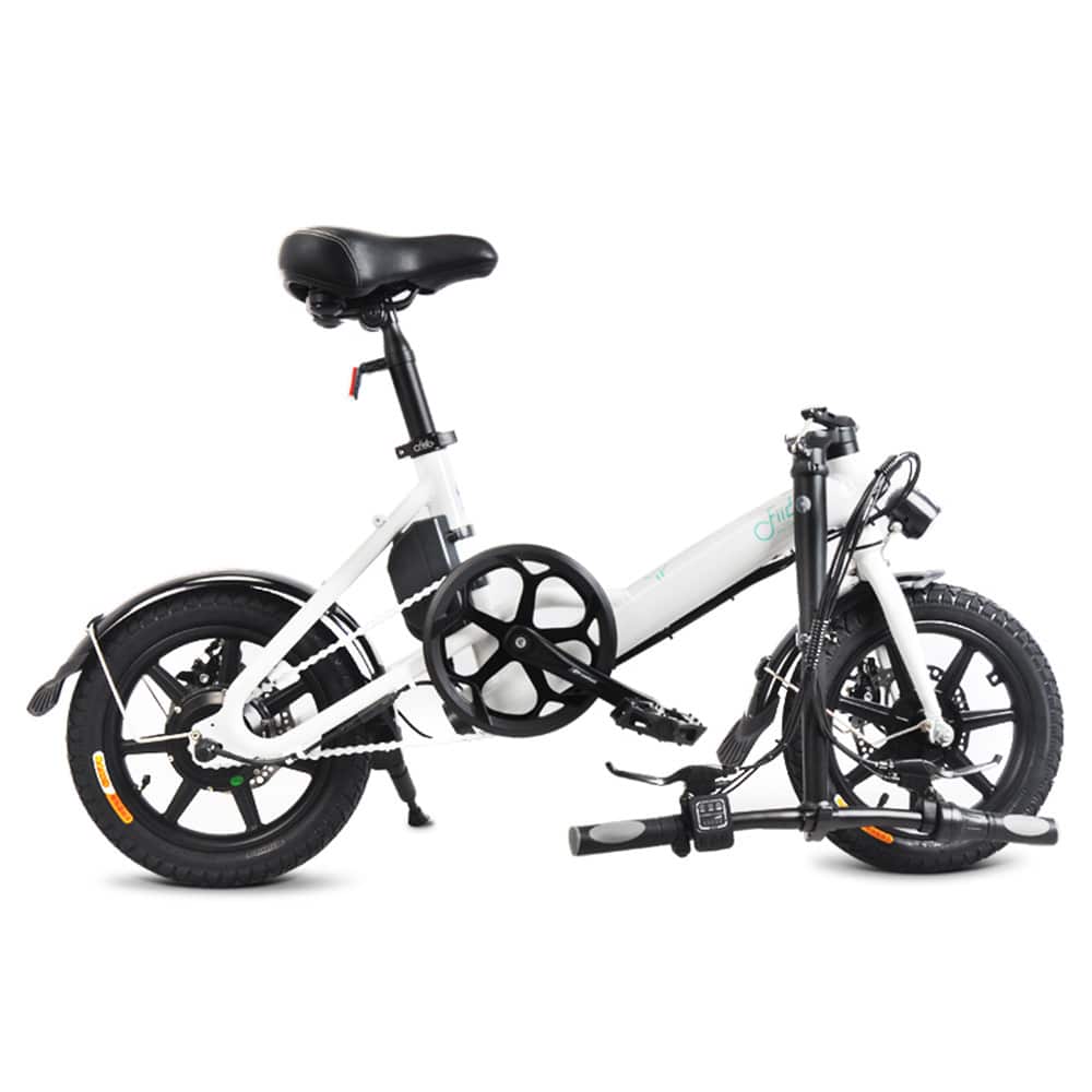 - FIIDO D3 Folding Electric Moped Bike White 831456 - eBikeNews
