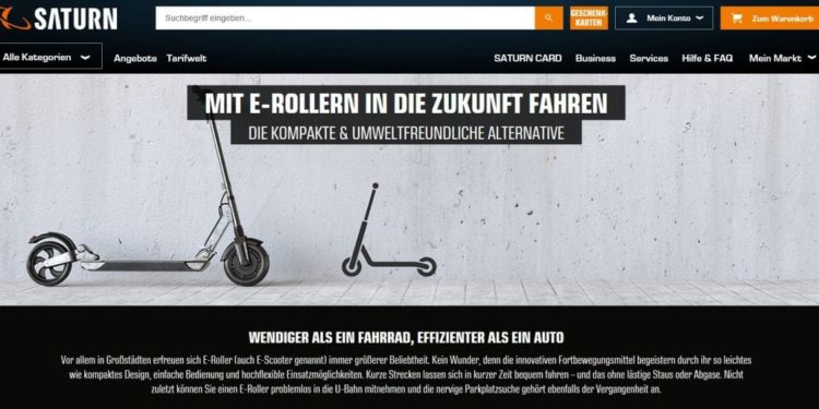 E-Scooter | Media Markt | Saturn - Saturn E Scooter - eBikeNews