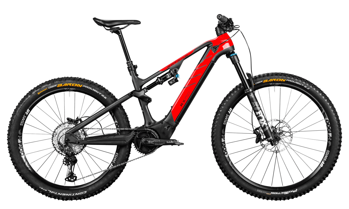 Rotwild E-Bikes 2020: Big Mountain R.X750 Core in der Seitenansicht