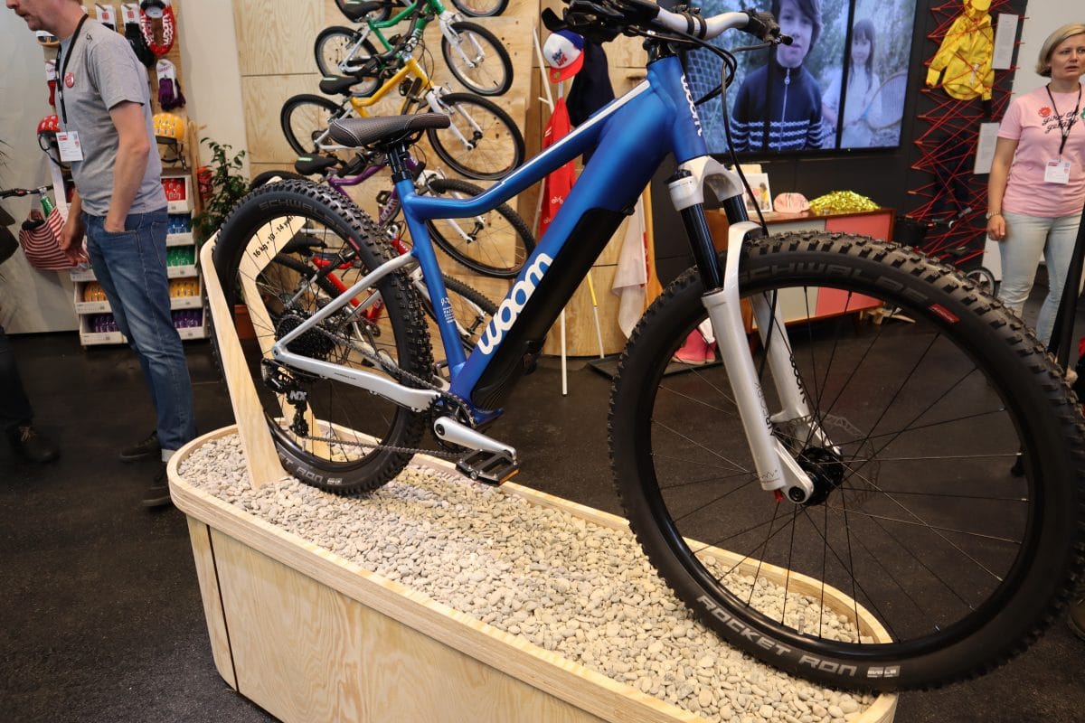 woom E-Mountainbike auf der Eurobike 2019