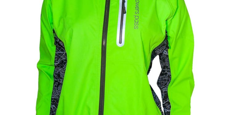 - Womens Hi Vis Elite Jacket Neon Green with Black reflective front - ebike-news.de