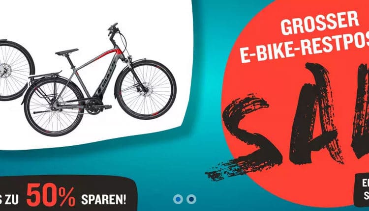 Schnäppchenalarm: Radwelt-Shop gibt bis zu 50 Prozent Rabatt auf E-Bike-Restposten - eBikeNews