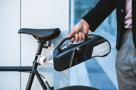Rubbee: Umbau-Kit macht Fahrrad in einer Sekunde zum E-Bike