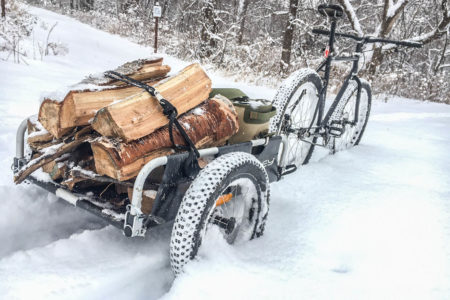 Spazierenfahren statt Pistenaction: Die Schneesets für Burley Anhänger