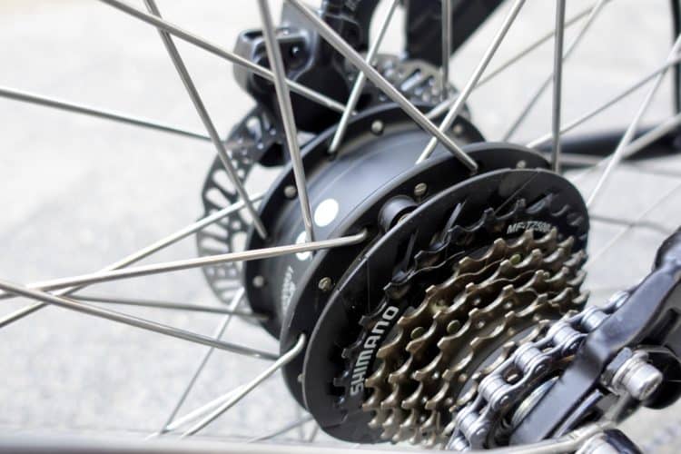 Himiway City Pedelec Hinterradmotor mit Schaltkranz | Quelle: eBikeNews