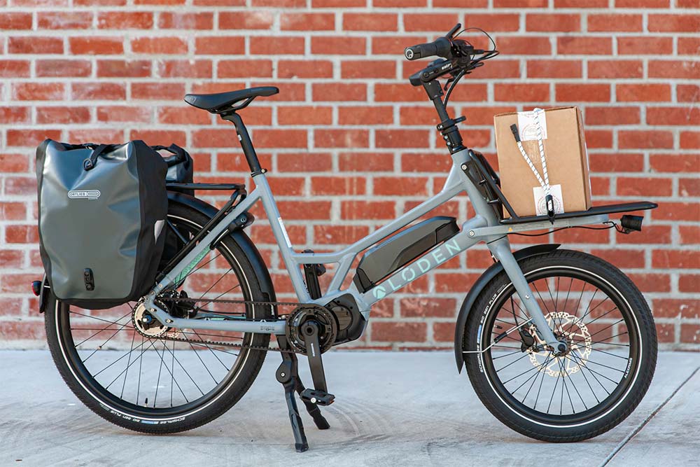 Bosch-Antrieb | City E-Bike | E-Bike - loden one kompaktes e cargo mit zwei ladeflaechen startet mit rabatt - ebike-news.de