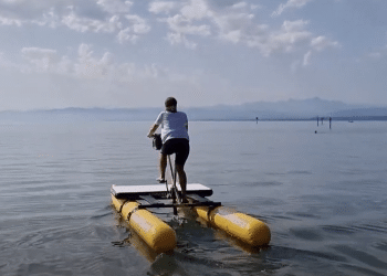 Waterbike auf dem Bodensee