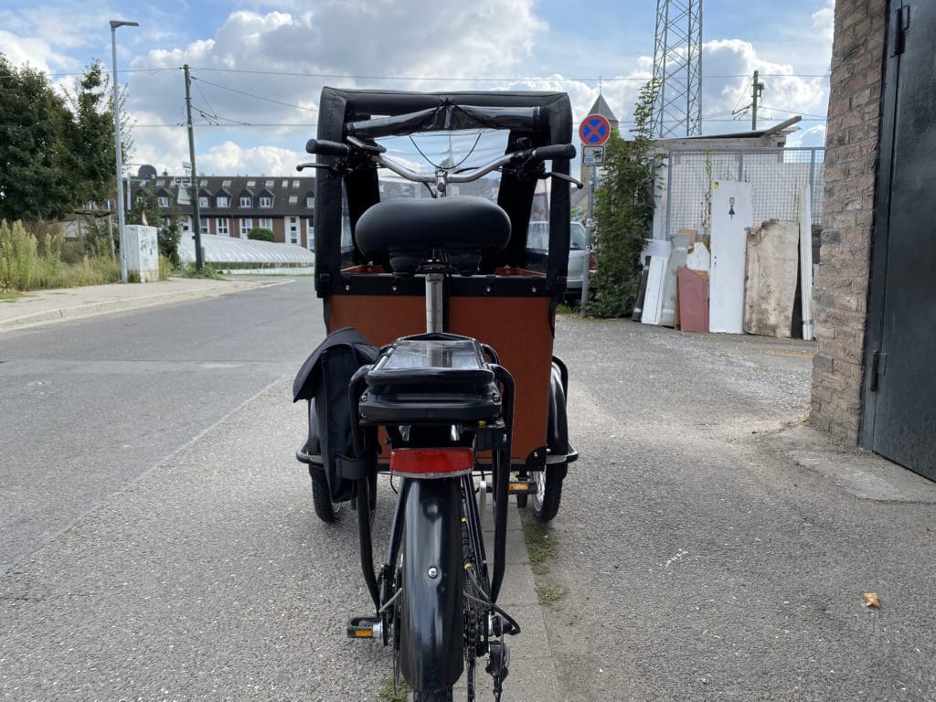 Babboe E-Lastenrad von hinten - eBikeNews