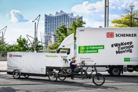 7,5-Tonner bald Geschichte? DB Schenker setzt auf Riesen-Cargo-E-Bike