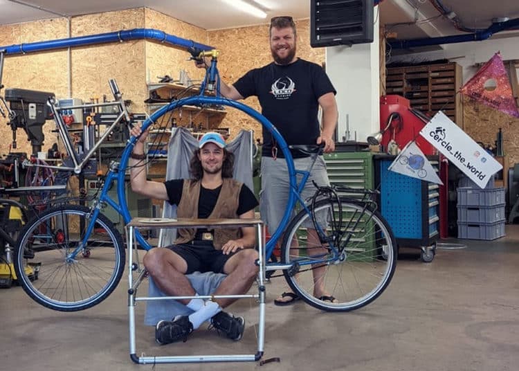 Cercle: Österreichischer Erfinder entwickelt Fahrrad mit eingebautem Zelt - eBikeNews