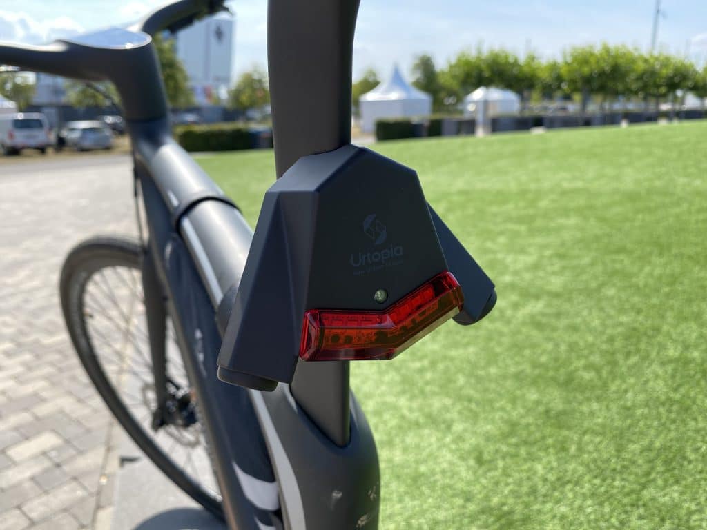 Blinker und Radarsystem am Urtopia E-Bike - eBikeNews