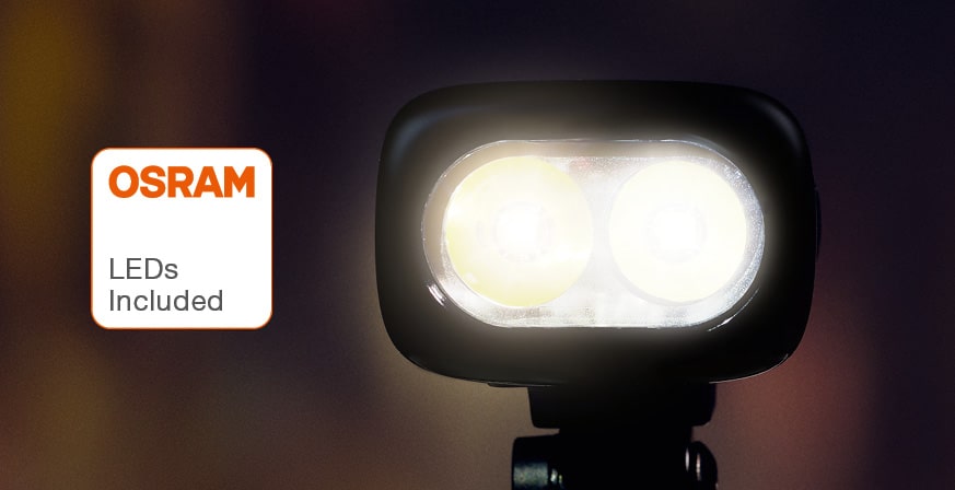 Akku-Beleuchtung | Fahrradhelm | Licht - Buster 1100hl osram - eBikeNews