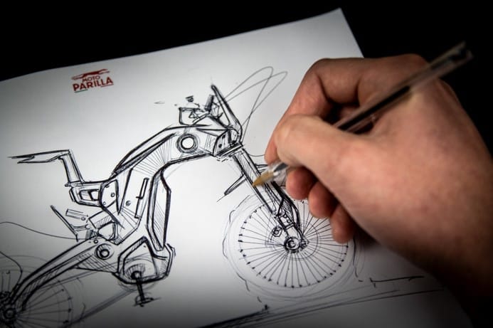 E-Mountainbike | E-MTB | Mittelmotor - Moto Parilla Entwurf - eBikeNews