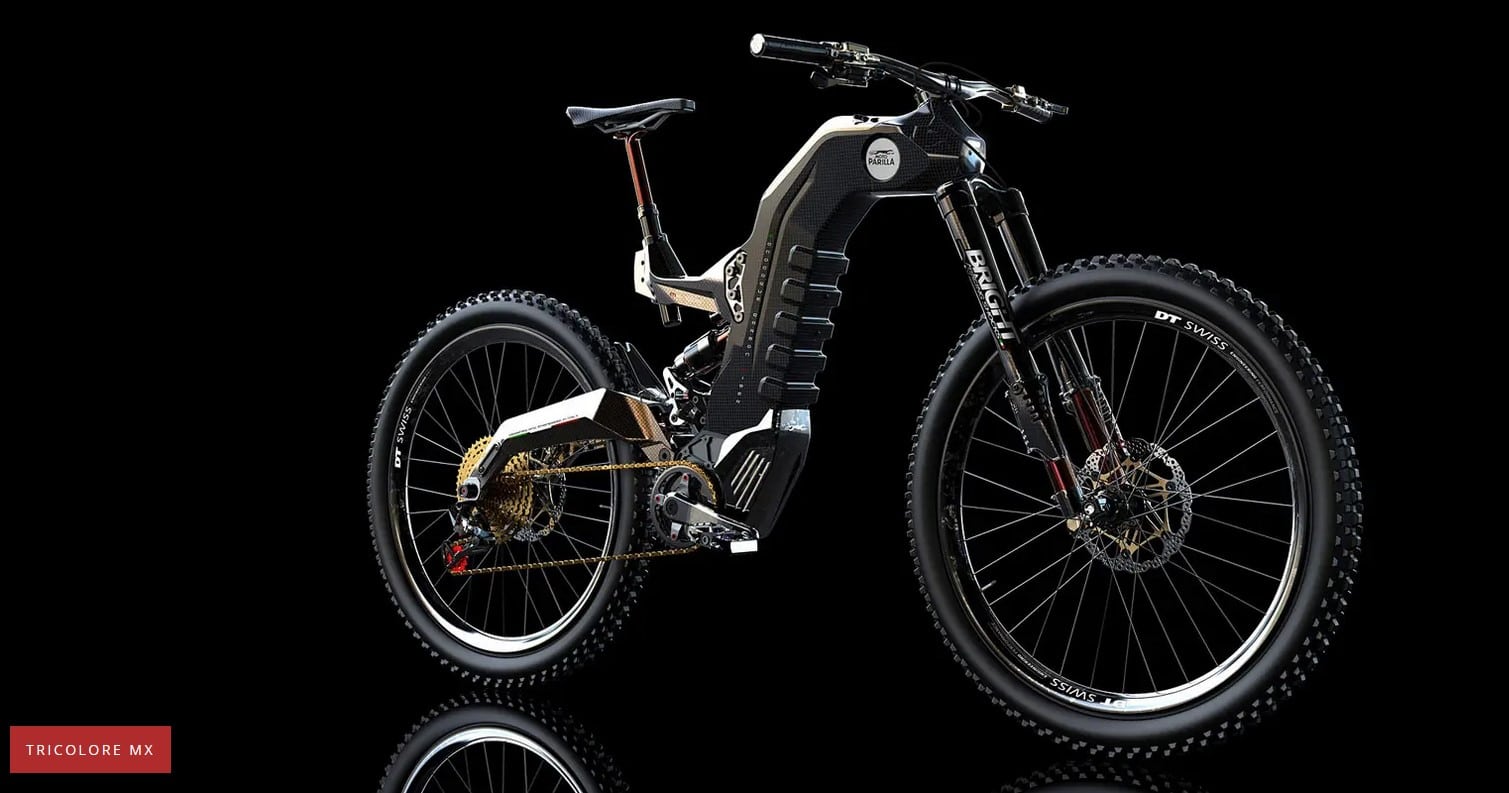 E-Mountainbike | E-MTB | Mittelmotor - Moto Parilla Tricolore 3 MX - eBikeNews