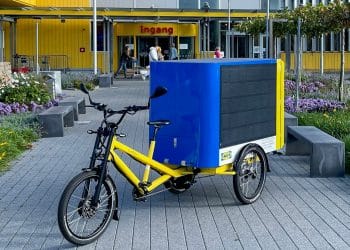 Cargo-E-Bike | E-Trike | Ikea - 2022 12 ikea solar powered cargo bike - ebike-news.de