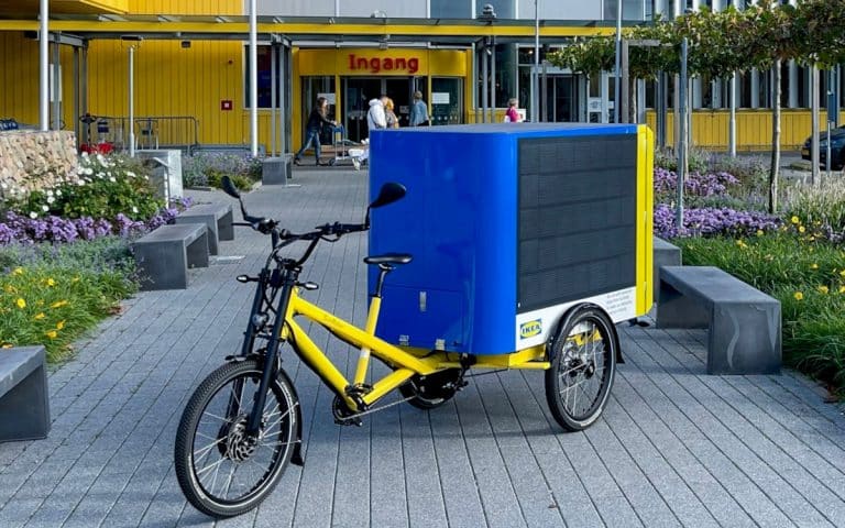 Billy-Regal per Solar-Power: Ikea setzt bei Lieferung auf außergewöhnliche E-Bikes