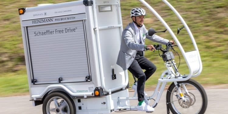 Schaeffler serieller Hybrid Free Drive an Cargo-E-Bike - eBikeNews