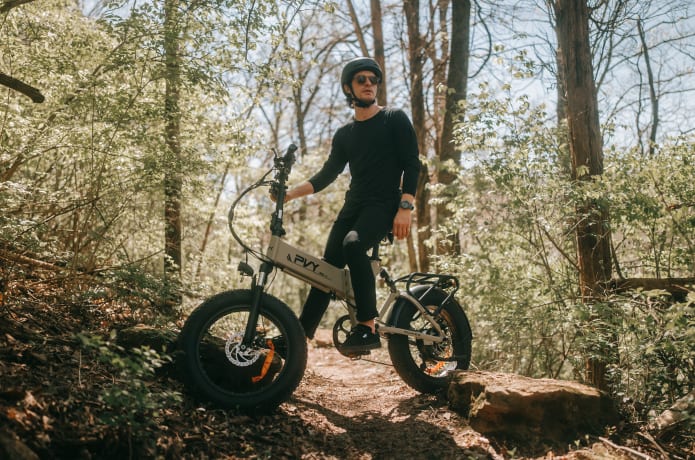 Fat-E-Bike vollgefedert: PVY stellt neuen Offroader auf Indiegogo vor