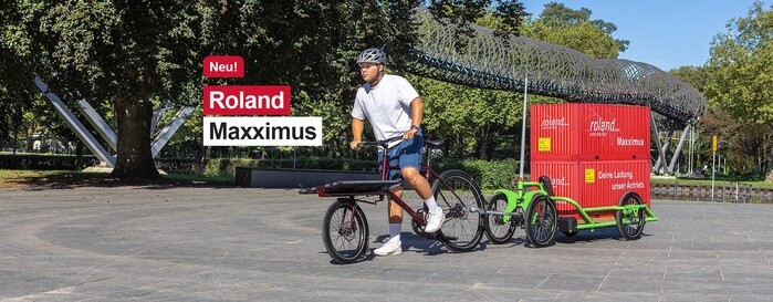 Dieser E-Bike-Anhänger hat eigene Motoren: Der Maxximus trägt bis zu 220 kg