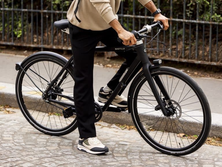 Sieht aus wie ein normales City-Bike: Das Bastille-Faltrad lässt sich trotzdem klappen