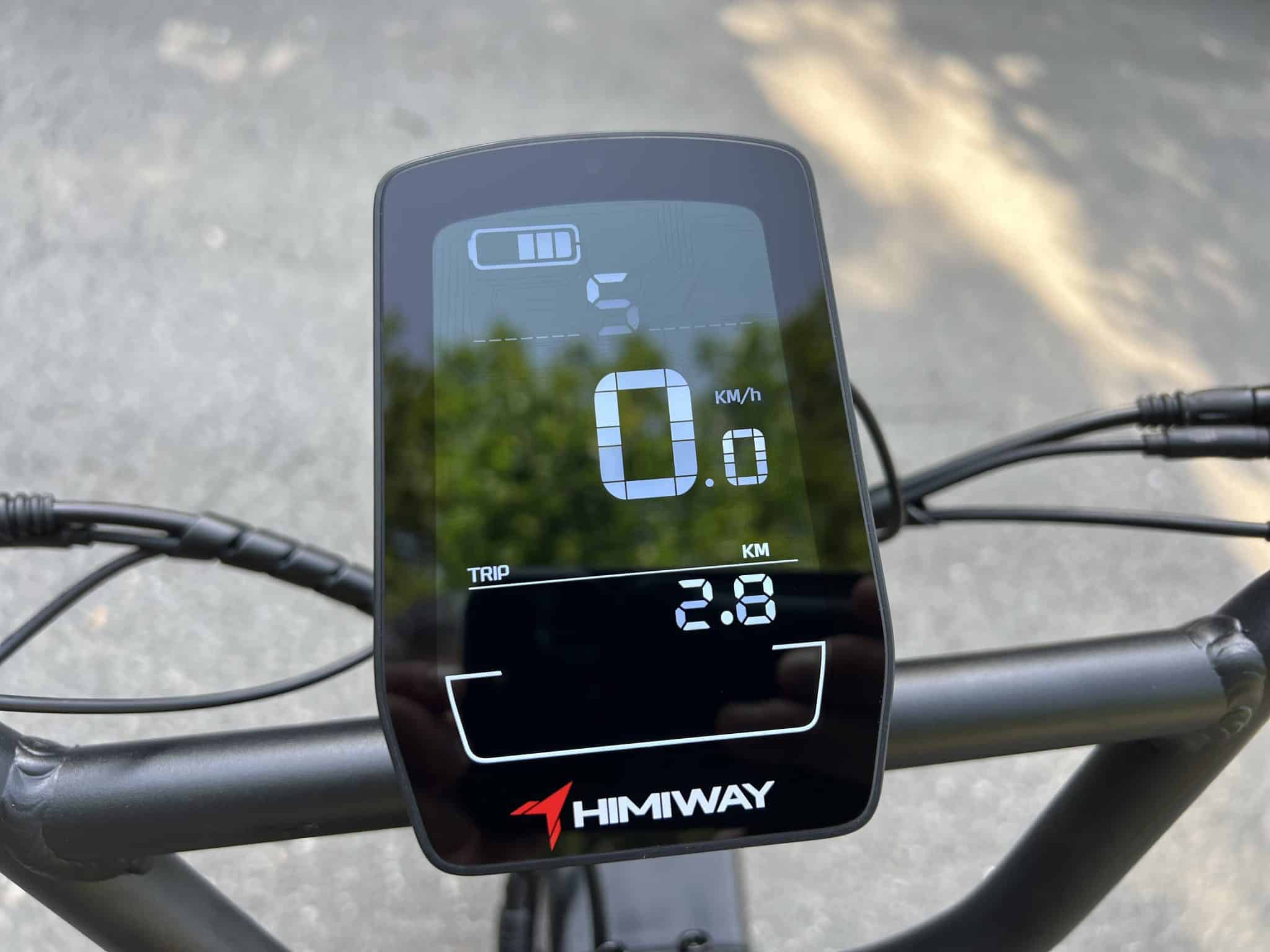 Gut ablesbares Display im Himiway C5 Test - eBikeNews