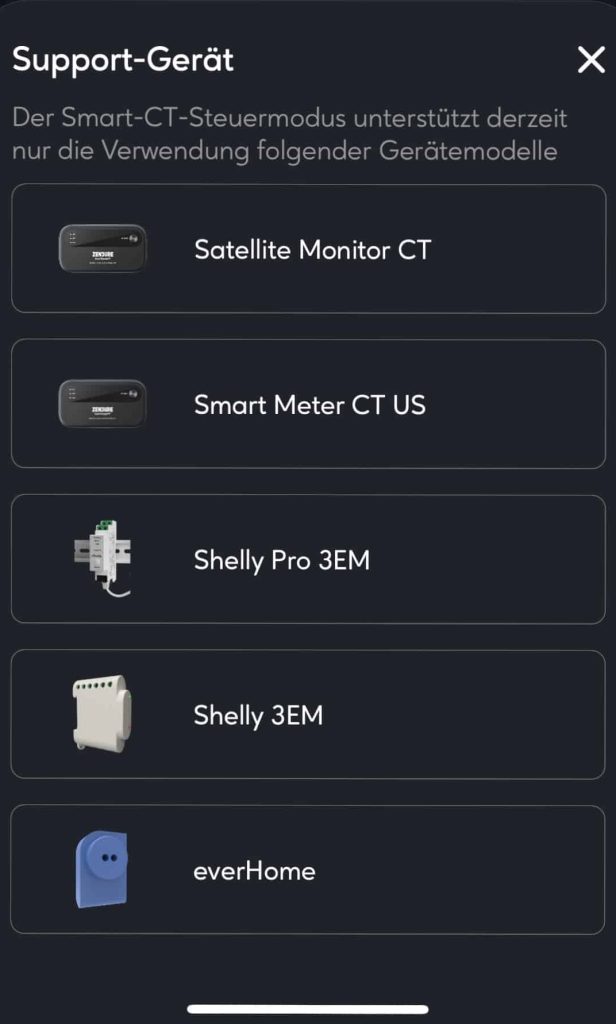 Möglichkeiten für den Smart-Modus