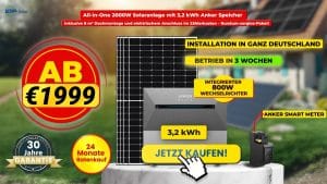 Mega-Deal: 2000 W Balkonkraftwerk mit Riesenakku jetzt 50% günstiger