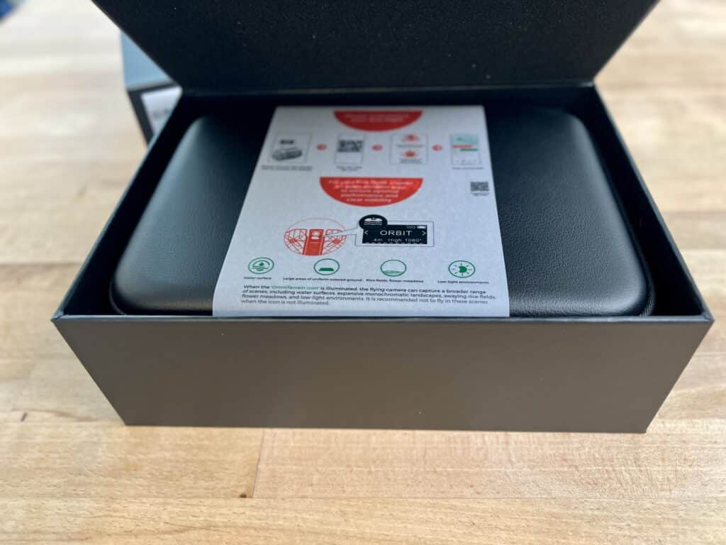 HoverAir X1 Pro hat eine sehr edle Verpackung